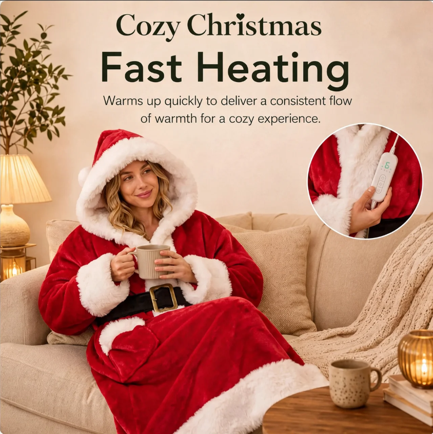 Heated Cozy Christmas Robe