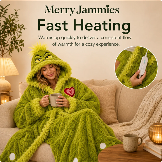 GRINCH HEATED ROBE (COZYCHRISTMAS SET)